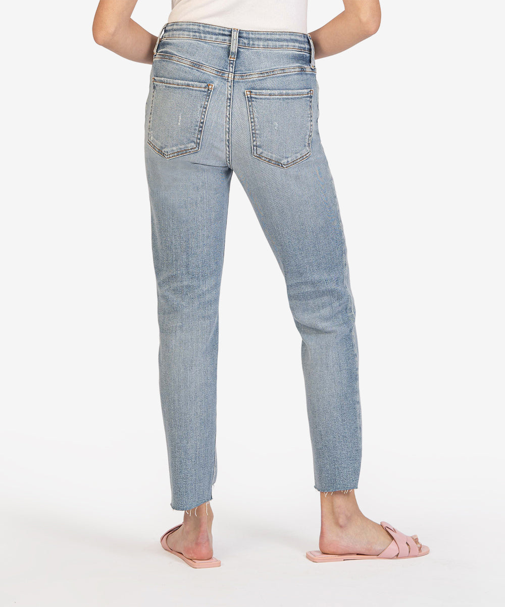 Rachael Hi Rise Mom Button Fly Dignify