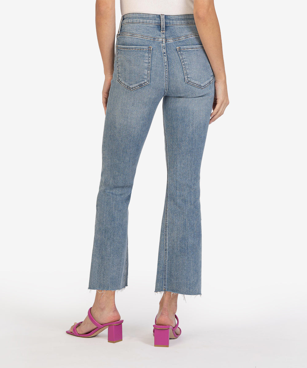 Kelsey High Rise Ankle Flare Jeans Comprehensive
