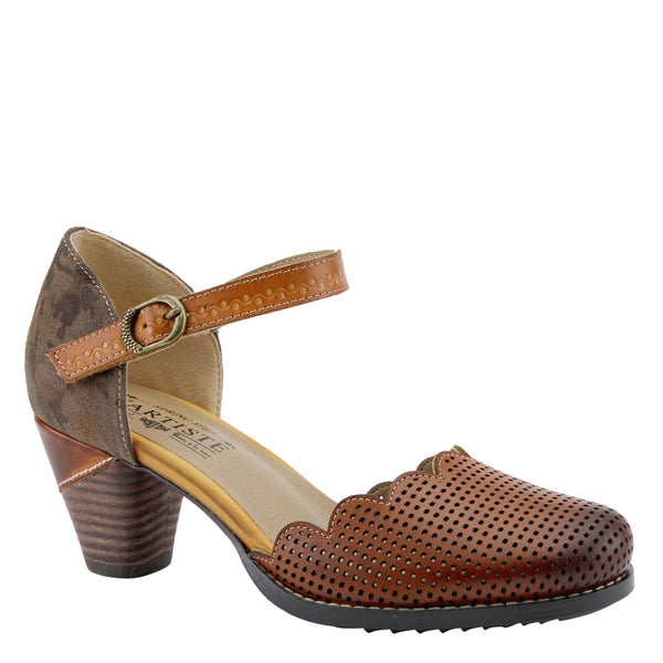 Parchelle Mary Jane Heel Camel