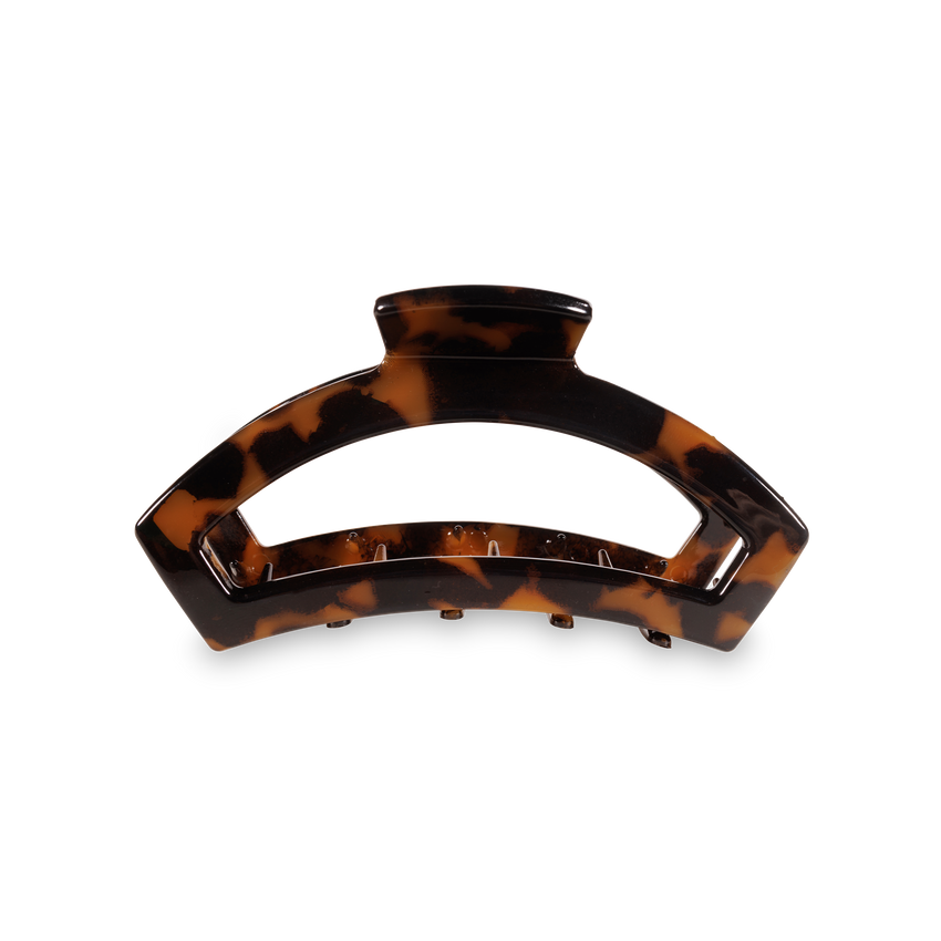 Open Medium Hair Clip Tortoise