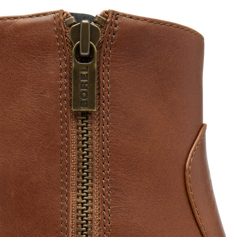 Out N About Ave Zip Wedge Boots Velvet Tan + Gum