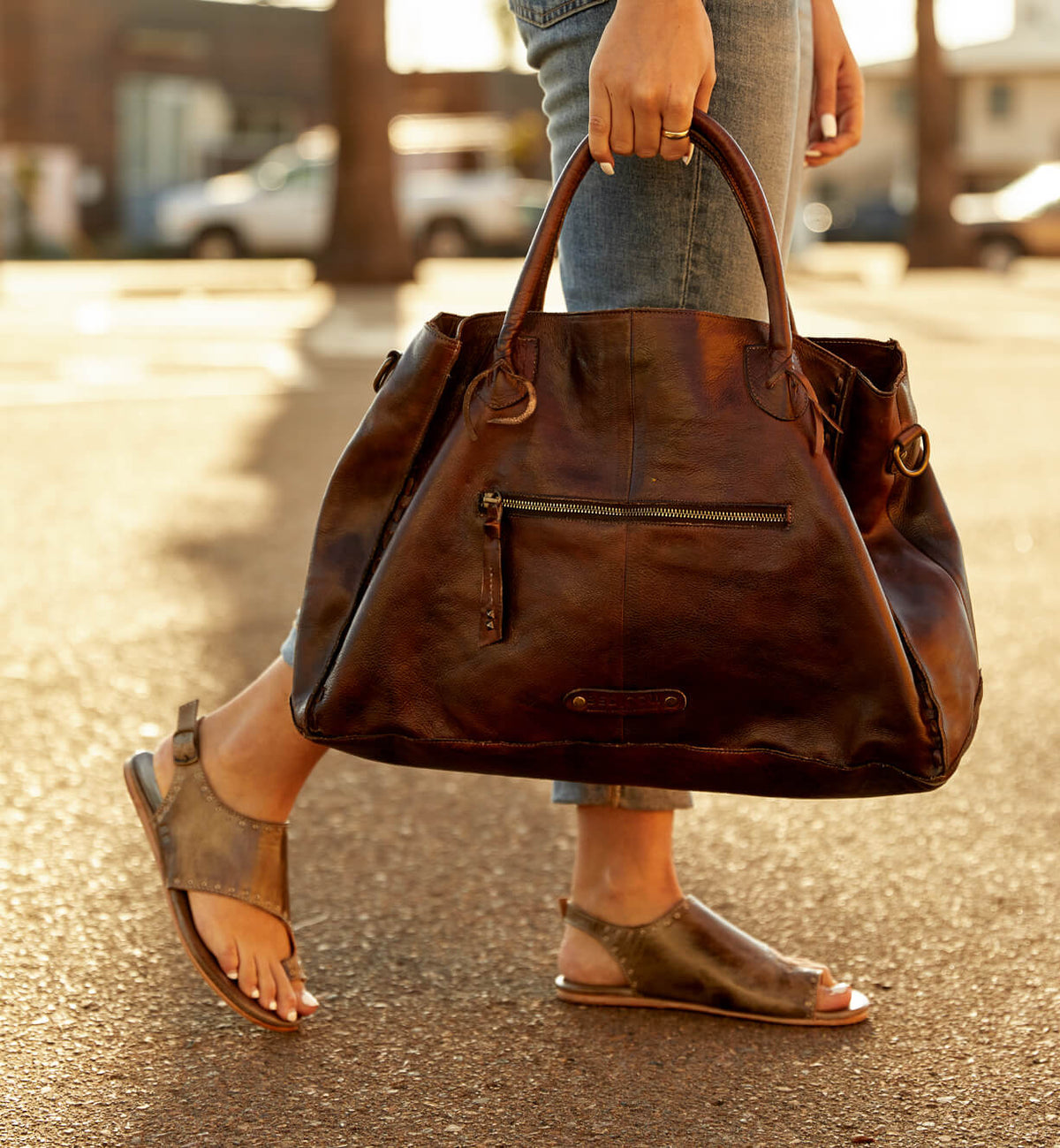Rockaway Shoulder Bag Teak Rustic