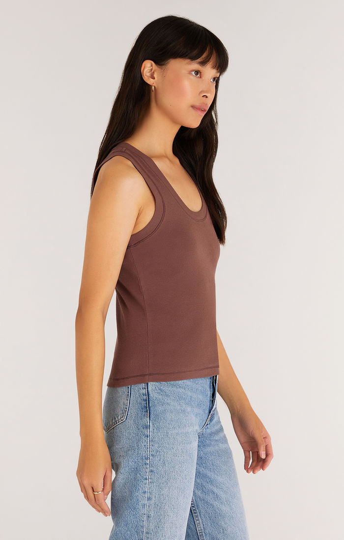 Sirena Rib Tank Espresso