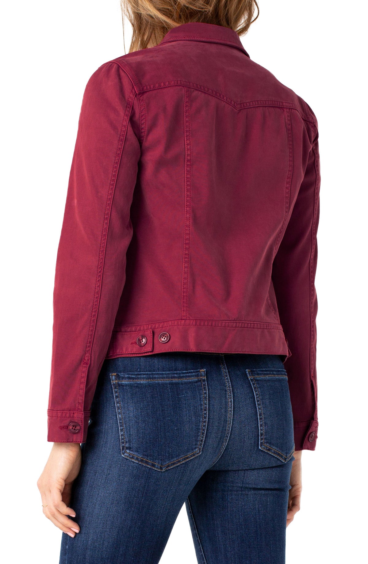 Classic Jean Jacket Raspberry