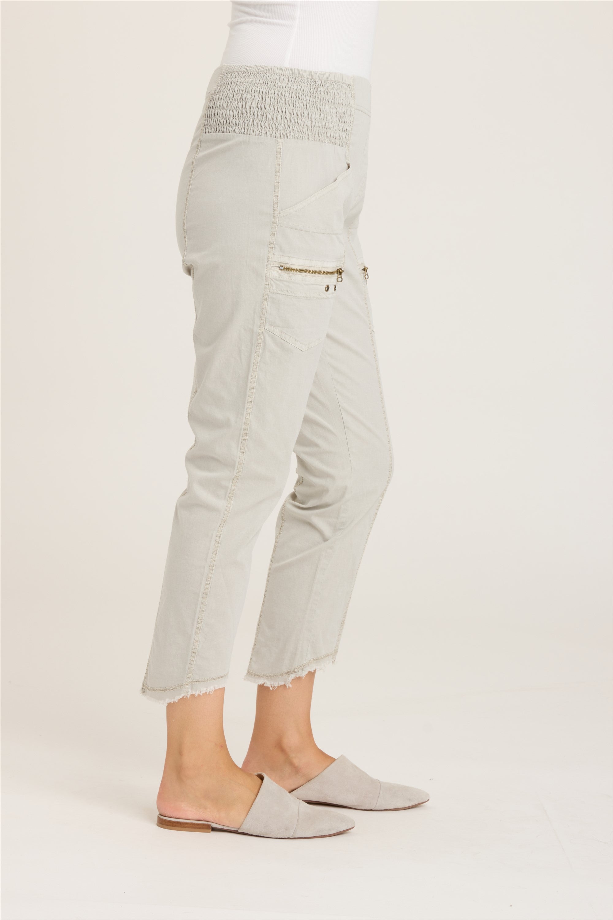 Acker Slim Pants Whitecap Pigment