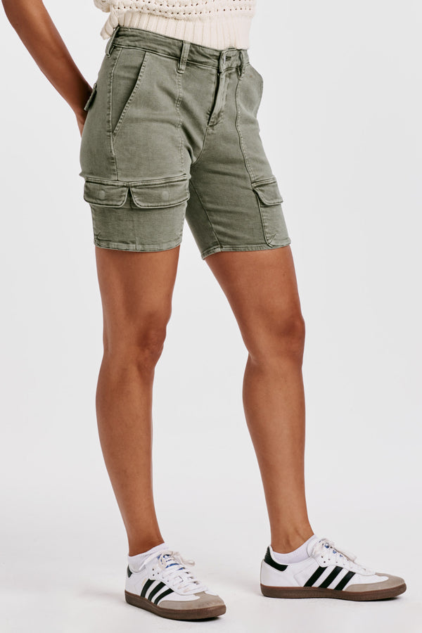Ruthie Utility Shorts Army Moss