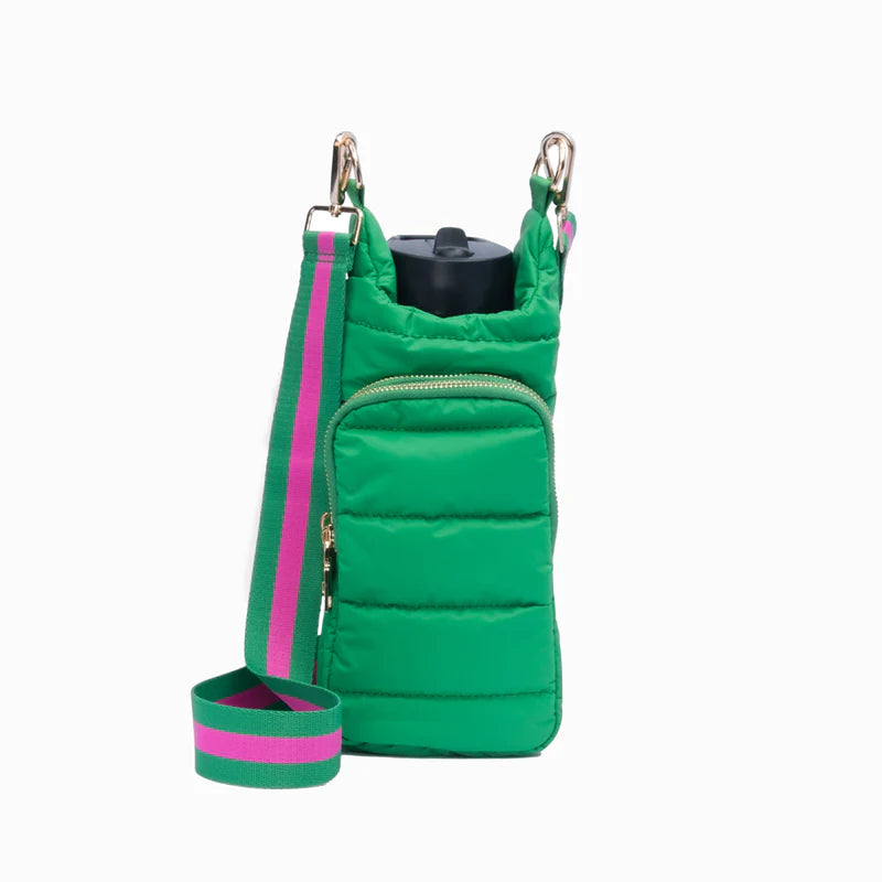 HydroBag Crossbody Kelly Green | Pink Green Stripe