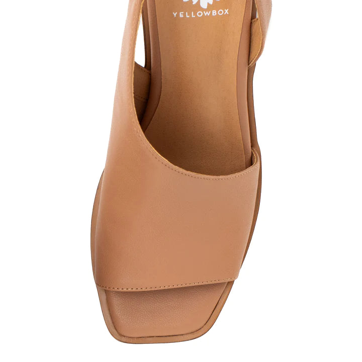 Valdosta Slingback Wedge Sandals Almond