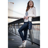 HydroBag Crossbody Navy Blue | Navy Silver Stripe
