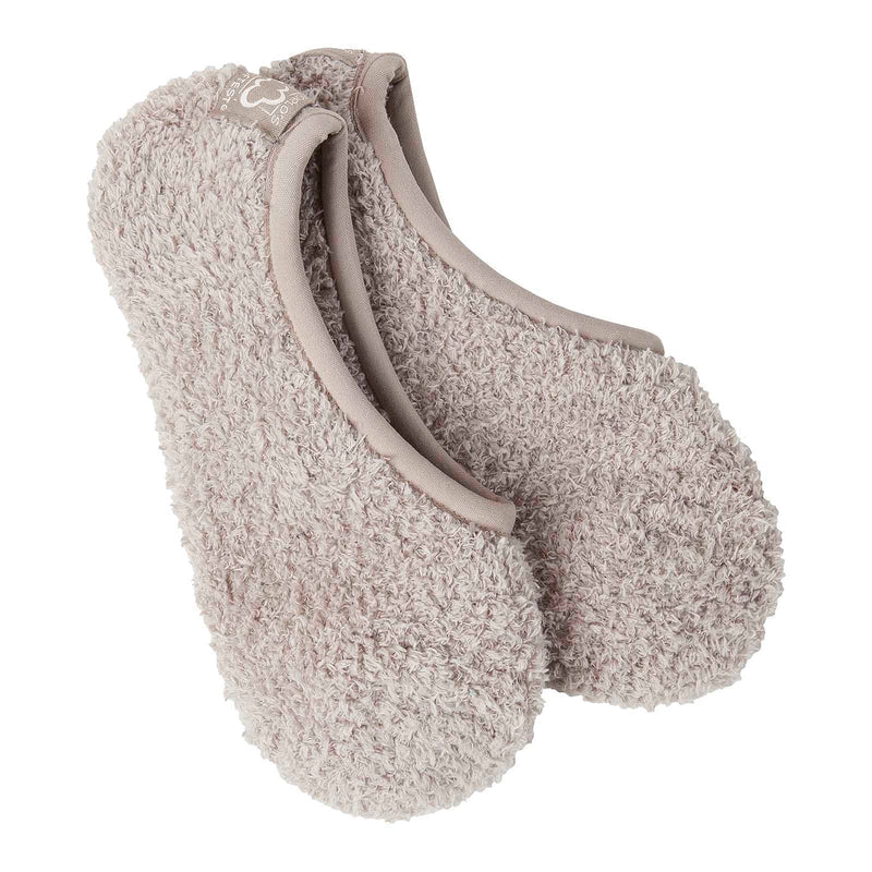 Cozy Footsie Gripper Socks Taupe