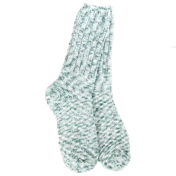 Weekend Ragg Cable Crew Socks Spruce Multi