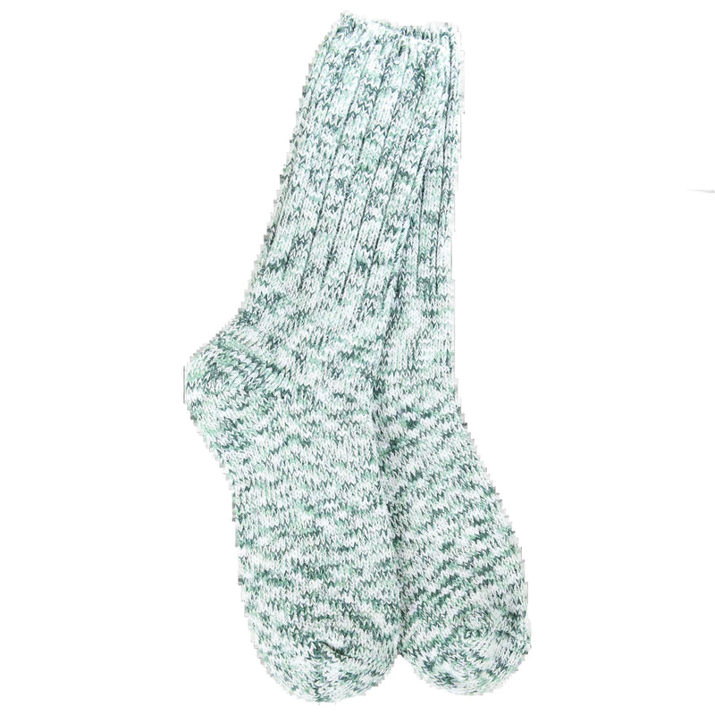 Weekend Ragg Cable Crew Socks Spruce Multi
