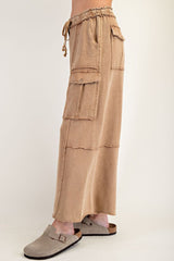 Feeling Good Utility Pull On Pants Latte