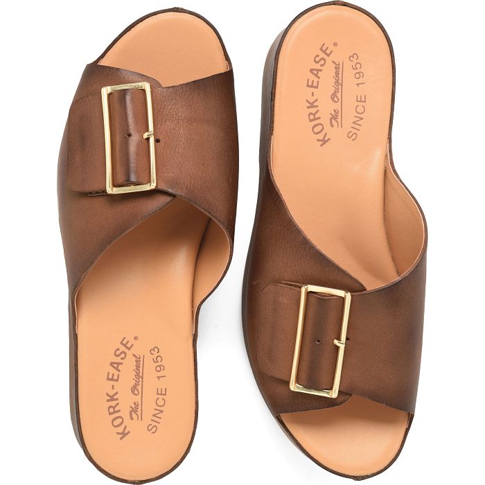 York Platform Sandals Brown Terra