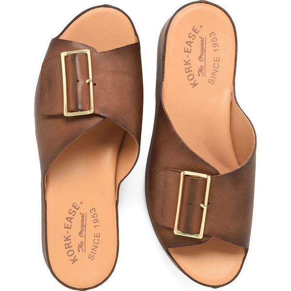 York Platform Sandals Brown Terra