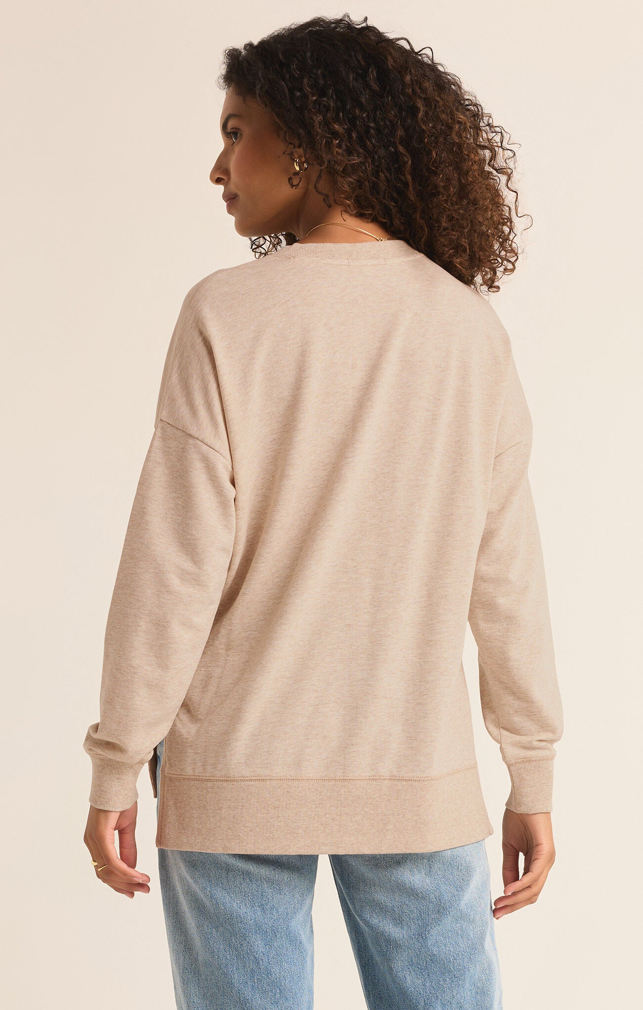 Modern Vneck Weekender Oatmeal Heather