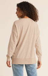 Modern Vneck Weekender Oatmeal Heather