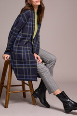 Pocket Front Coatigan Sapphire
