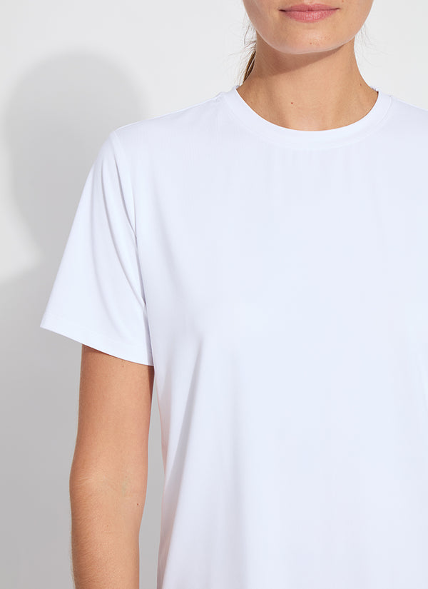 Perfect Box Cut Short Sleeve Tee White