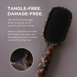 Teleties Hair Brush Tortoise Detangler - Thick Hair