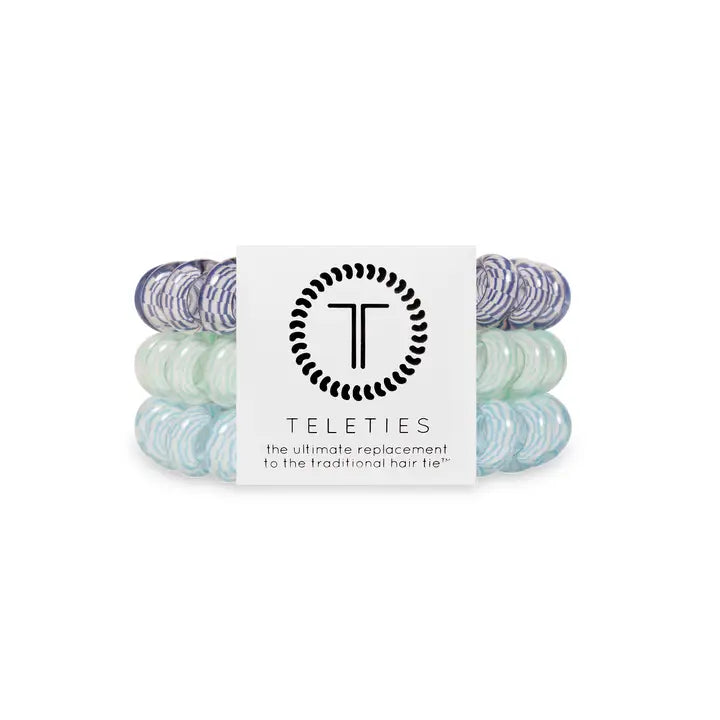Teleties Large 3 Pack Totally Turquoise