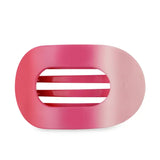 Teleties Large Flat Round Clip Kiss & Tell