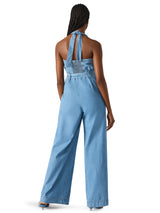 Artie Tie Waist Jumpsuit Bijou Blue