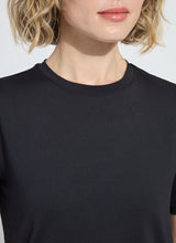 Perfect Box Cut Short Sleeve Tee Black