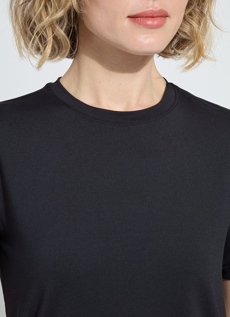 Perfect Box Cut Short Sleeve Tee Black