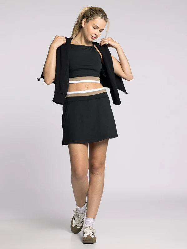 Wendy Cropped Tank Black