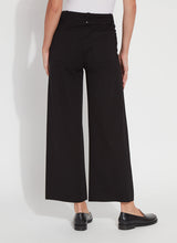 Erin High Waist Wide Leg Ponte Pants Black