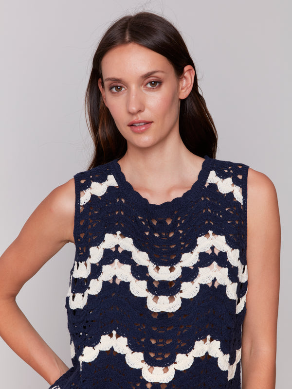 Crochet Scalloped Tank