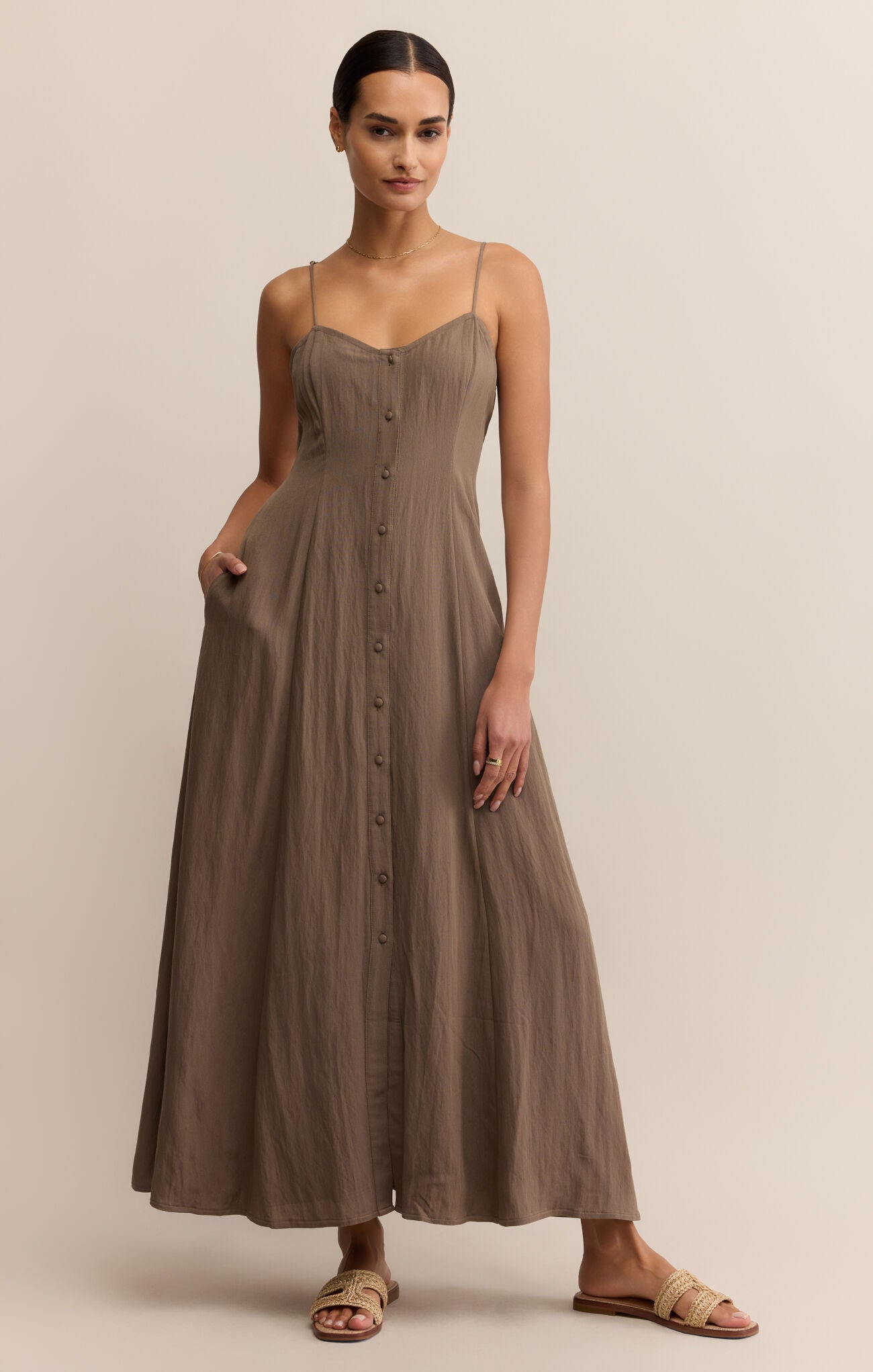 Angel Eyes Midi Dress Tiki