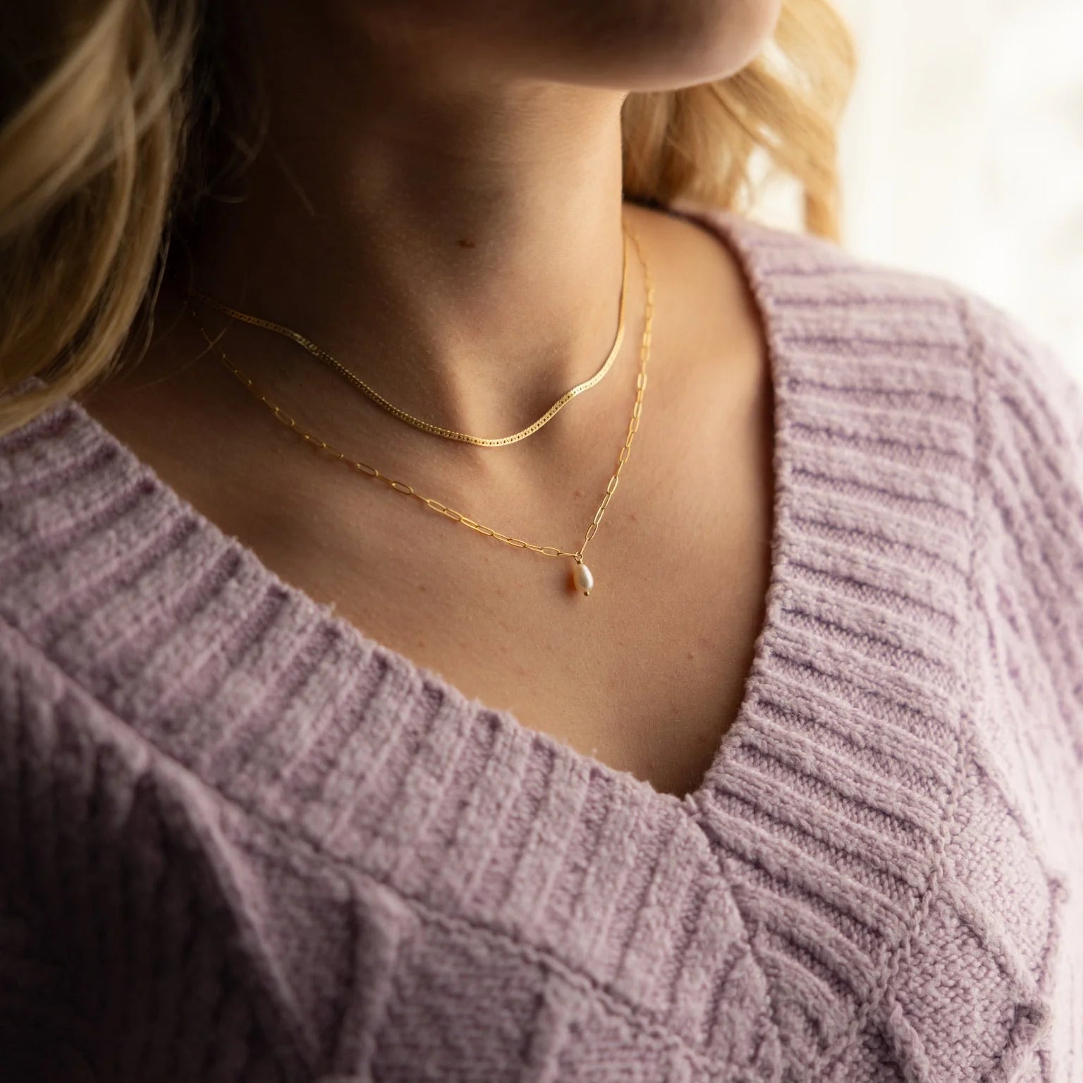 Ava Pearl Necklace