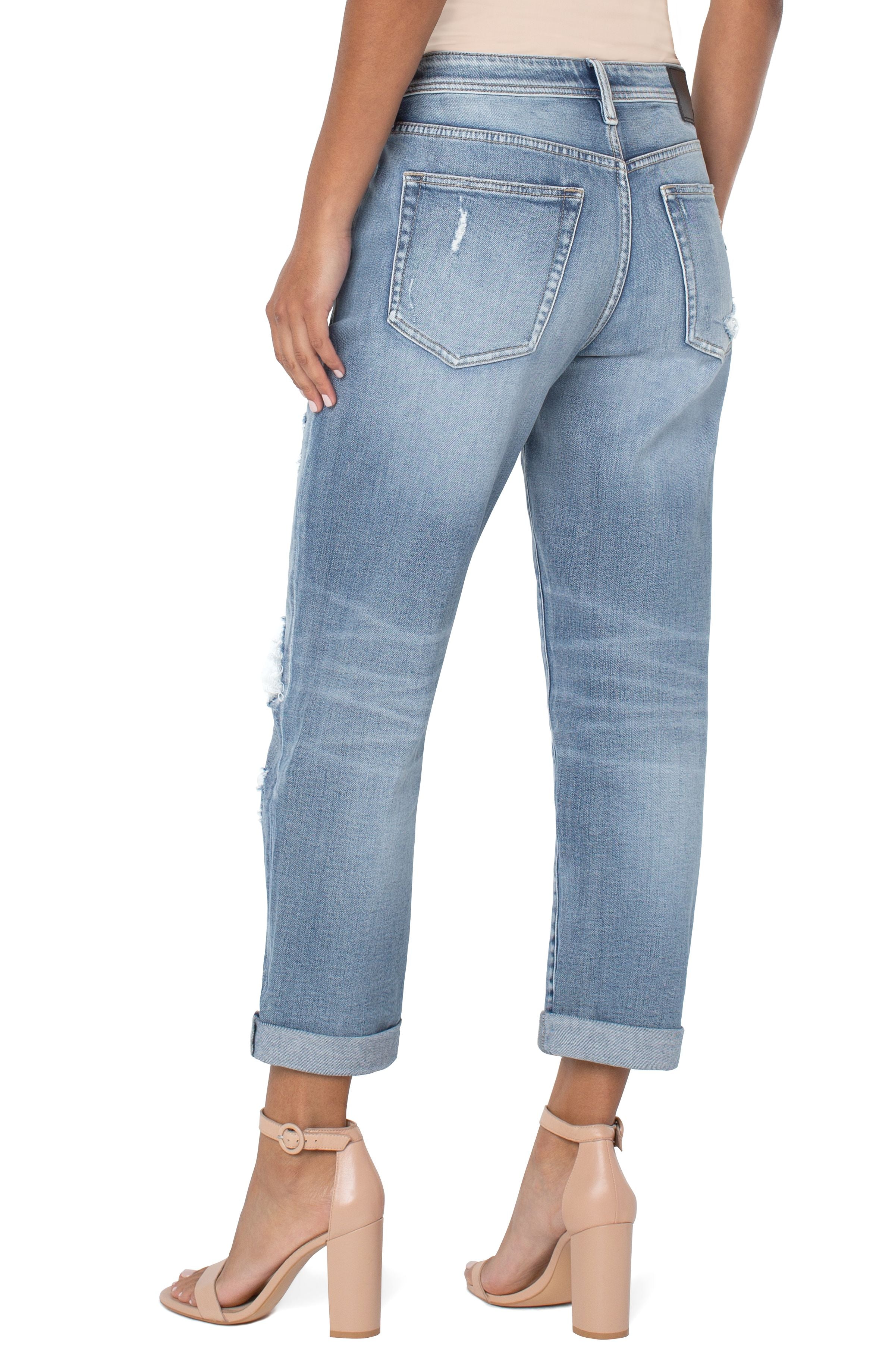 Keeper Boyfriend Rolled Cuff Jean Grand Haven