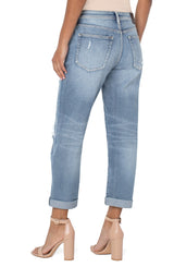Keeper Boyfriend Rolled Cuff Jean Grand Haven