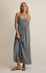 Romy Striped Maxi Dress Eclipse