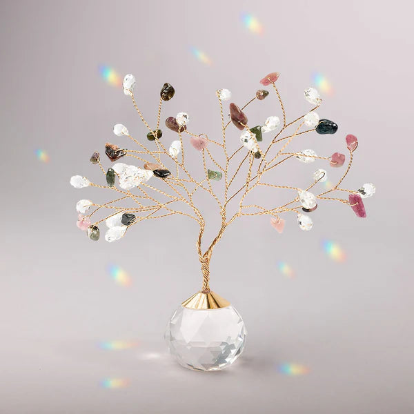 Suncatcher Tree of Life Tourmaline