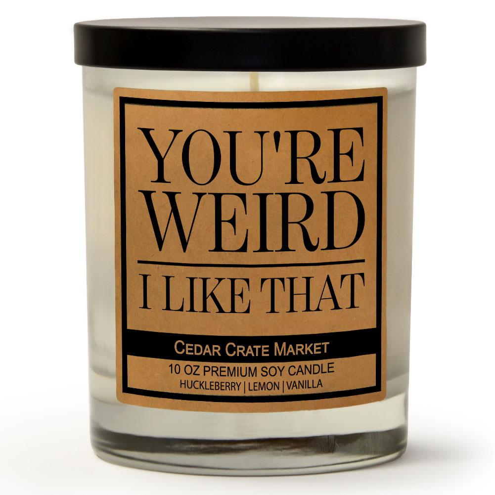 USA Made Kraft Label Snarky Candle - 10 OZ