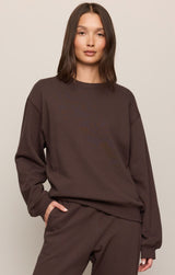 Boyfriend Sweatshirt Cocoa Bean