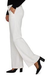 Kelsey 31" Wide Leg Trouser Vintage White