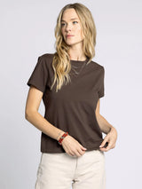 Asher Relaxed Fit Tee Coffee Bean