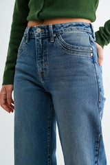 Double Pocket Wide Leg Jeans Medium