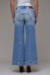 Happi Stretch Star Mid Rise Comfort Flare Jeans Light