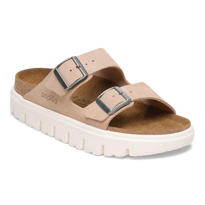 Arizona Chunky Suede Sandals Warm Sand