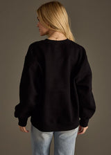 Support Live Music Graphic Sweatshirt Black