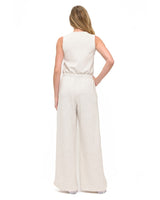 Scuba Zip Detail Drawstring Waist Jumpsuit Heather