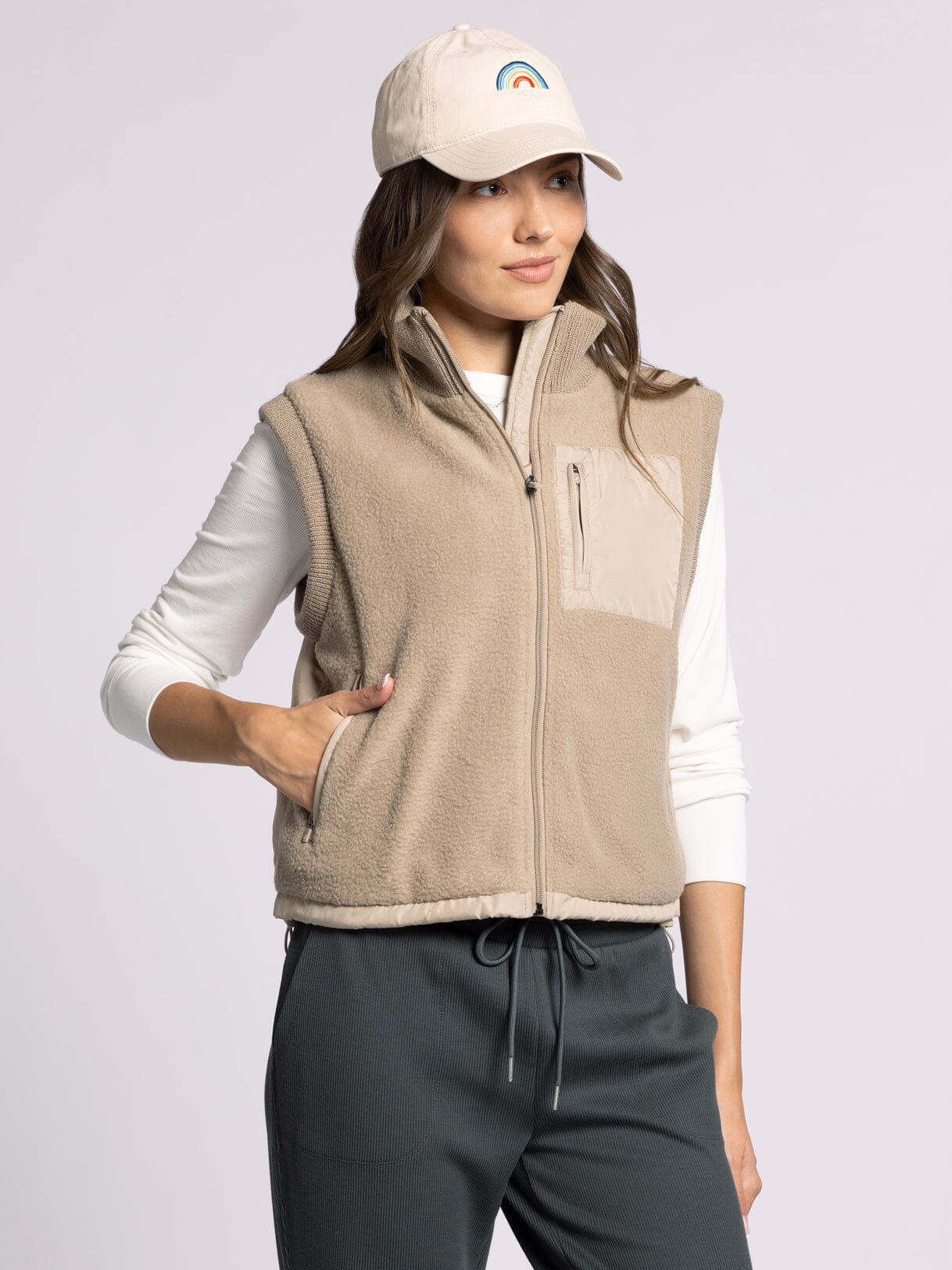 Bretta Vest Taupe