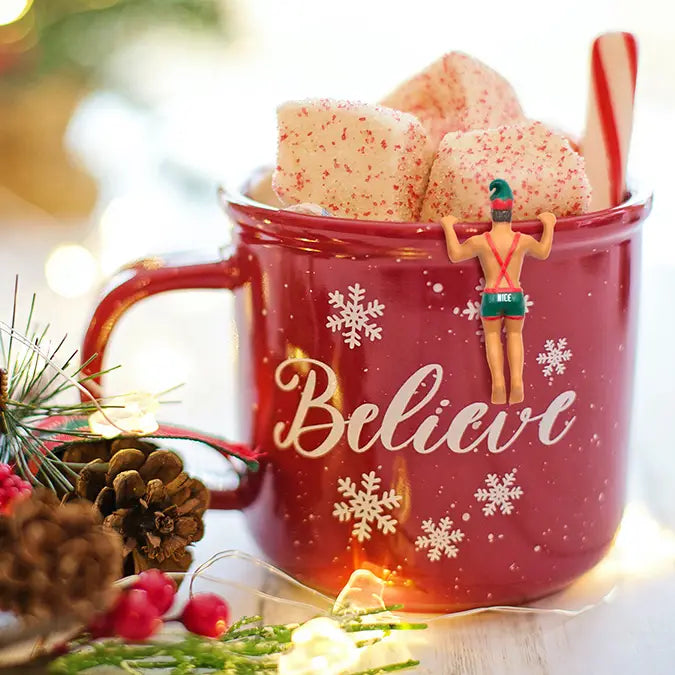 Elf Buddies Holiday Drink Markers - 6 Pack