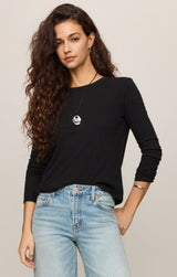 Junie Long Sleeve Tee Black